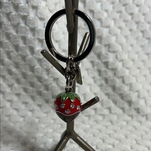 Coach Chocolate Dipped Strawberry Keychain Bag Charm